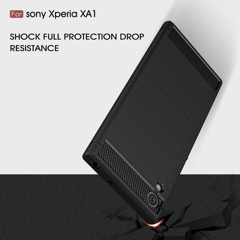 Ốp Lưng Sony Xperia XA1 Chống Sốc Hiệu Likgus Armor Cao Cấp Giá Rẻ được làm bằng chất liệu TPU mền giúp bạn bảo vệ toàn diện mọi góc cạnh của máy rất tốt lớp nhựa này khá mỏng bên ngoài kết hợp thêm bên trên và dưới dạng carbon rất sang trọng.